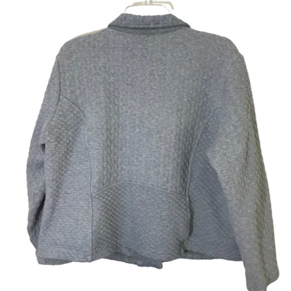 Isaac Mizrahi Live! Quilted Zipper Front Jacket XL - Picture 2 of 9